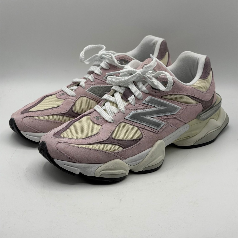 New Balance 9060 Pink Cream Suede Mesh Chunky Sneakers U9060LBC Men's Size 10